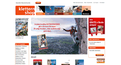 Desktop Screenshot of klettern-shop.de