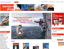 Tablet Screenshot of klettern-shop.de